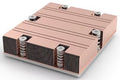 Dynatron J20 Tower CPU-Kühler 1U for Socket SP7 passiv