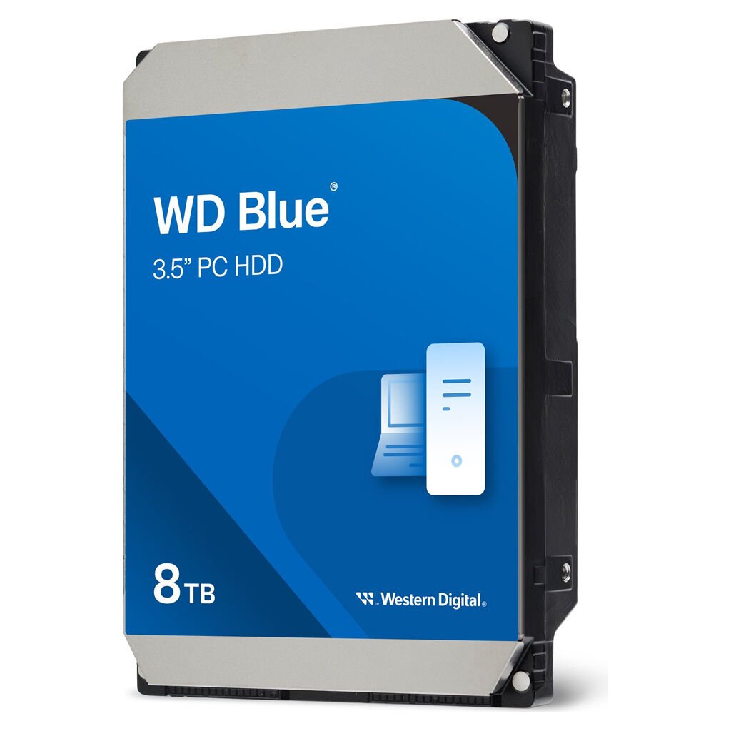 Western Digital Blue WD80EAAZ 8000 GB 3,5" 88,9mm 5640rpm SATA-3 512e HDD