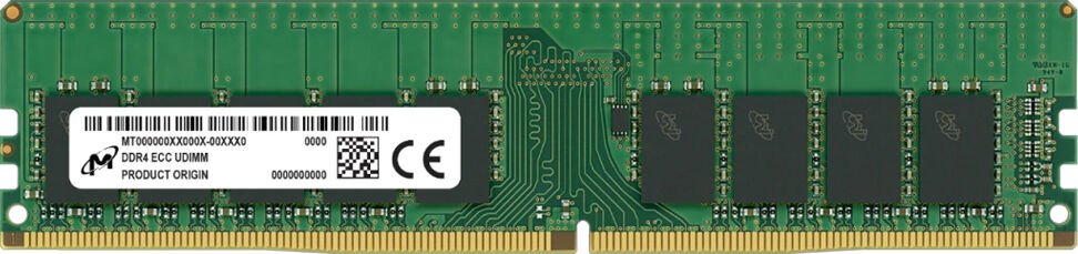 Micron 32 GB ECC UDIMM DDR4-3200 MTA18ASF4G72AZ-3G2T