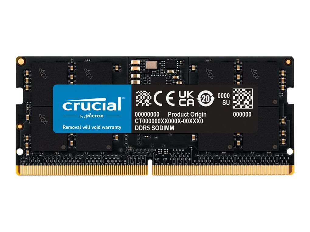 Crucial 16 GB SO-DIMM DDR5-4800 CT16G48C40S5