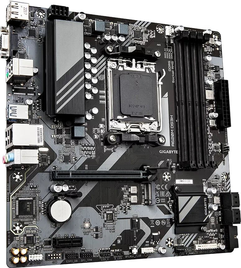 Gigabyte Mainboard A620M DS3H micro-ATX Sockel AM5 DDR5 Retail