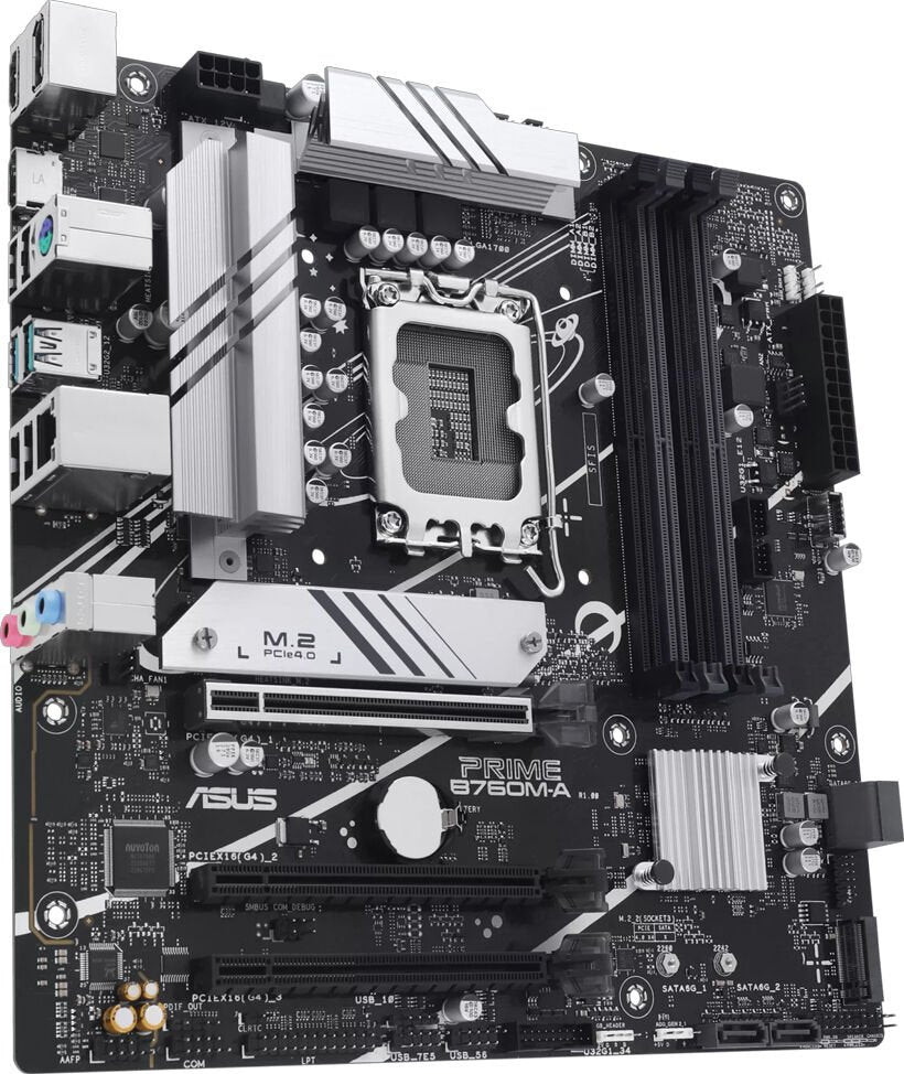 ASUS Mainboard PRIME B760M-A-CSM micro-ATX Sockel 1700 Retail