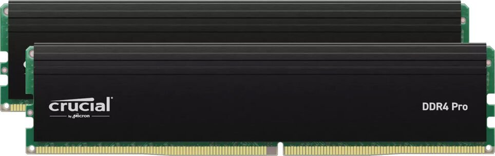 Crucial Pro 64 GB (2x 32GB) Kit UDIMM DDR4-3200 CP2K32G4DFRA32A