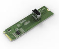 Icy Dock EXLINK M.2 PCIe 4.0 NVME auf SlimSAS 4i Adapter mit Redriver / Schnittstellenadapter