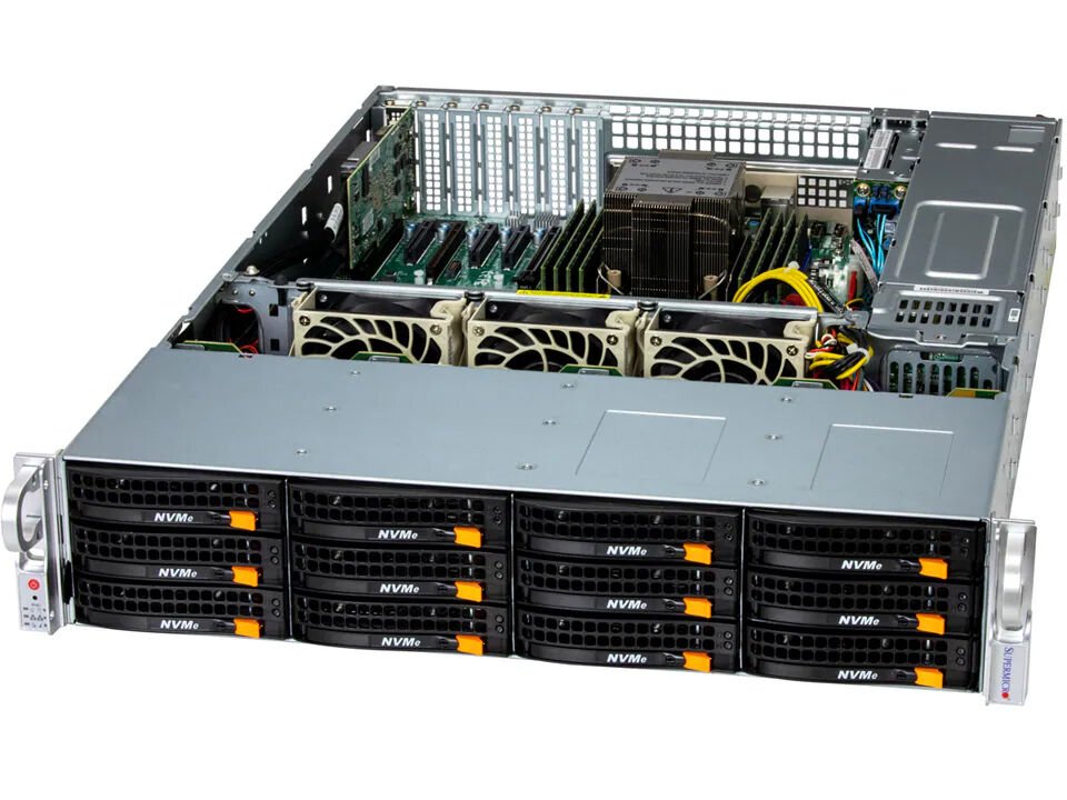 Supermicro Barebone Storage SuperServer 2U Single Sockel 4710 SSG-522B-ACR12L