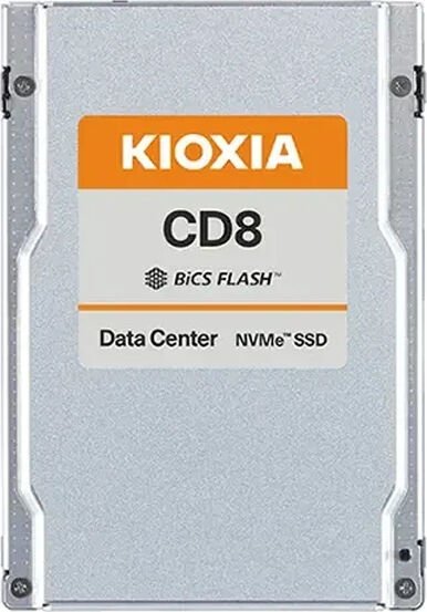 KIOXIA CD8-V SSD KCD8XVUG1T60 1600 GB 3 DWPD Mixed Use 2,5" 63,5mm U.2 PCIe 4.0 (NVMe) SSD SIE