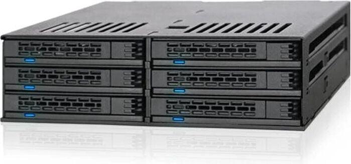 Icy Dock ExpressCage MB326SP-B 6 Bay 2,5" SATA HDD/SSD Hot Swap Backplane-Modul