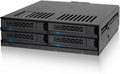 Icy Dock ExpressCage MB324SP-B 4x 2,5" SAS/SATA HDD Hot Swap Backplane Modul