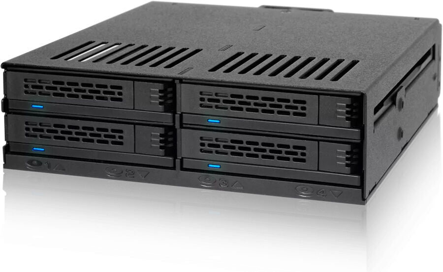 Icy Dock ExpressCage MB324SP-B 4x 2,5" SAS/SATA HDD Hot Swap Backplane Modul