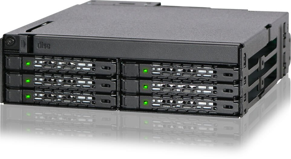 Icy Dock ToughArmor MB606SPO-B Chassis 6-Bay 2,5" SAS/SATA