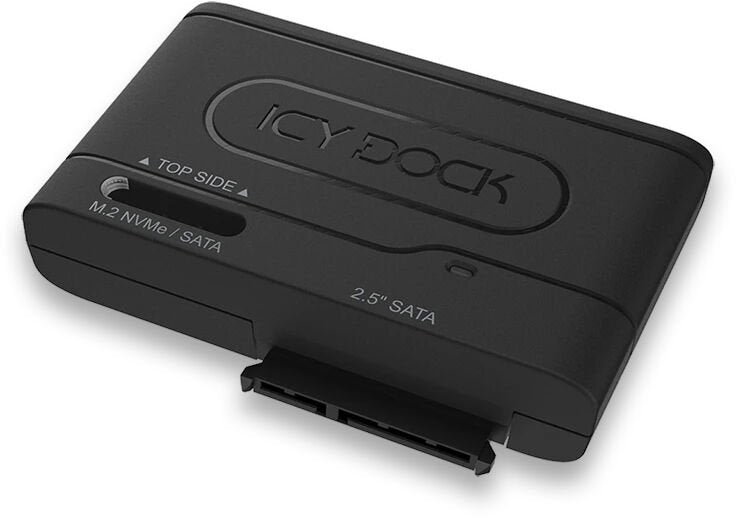 Icy Dock EZ-Adapter Ex MB104U-1SMB USB-C zu 2,5" SATA SSD/HDD & M.2 NVMe/SATA SSD Adapter