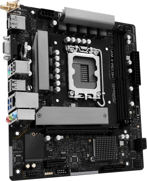 ASRock Mainboard H810M-X micro-ATX Sockel 1851 DDR5 Retail