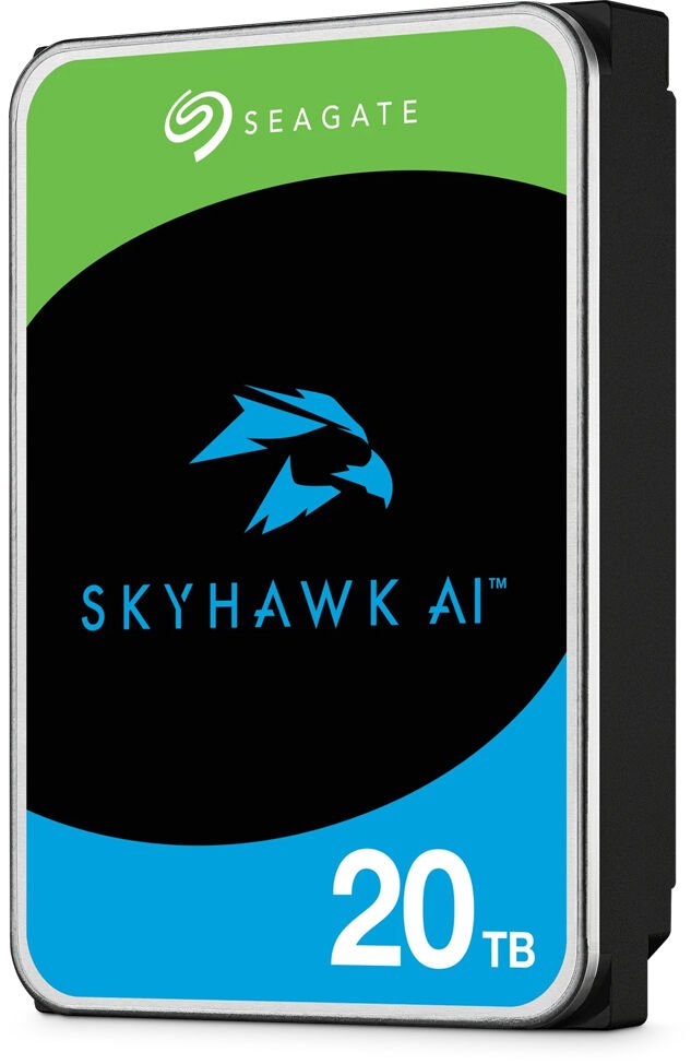 Seagate SkyHawk AI +Rescue ST20000VE004 20000 GB 3,5" 88,9mm 7200rpm SATA-3 24/7 512e CMR Videobetrieb