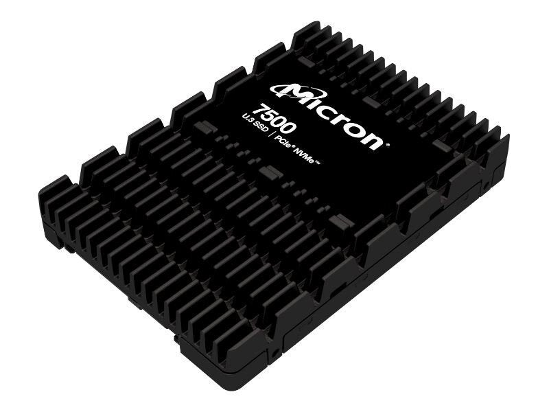 Micron 7500 PRO Read Intensive MTFDKCC3T8TGP-1BK1DABYYR 3840 GB 1,0 DPWD 2,5" 63,5mm U.3 PCIe 4.0 x4 (NVMe) SSD 256bit AES