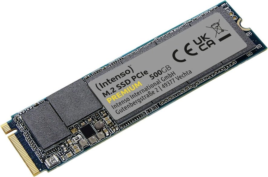 Intenso PREMIUM 3835450 500GB 0,33 DWPD M.2 2280 PCIe 3.0 x4 SSD