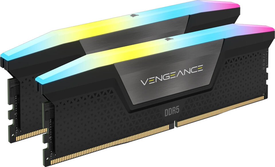 Corsair Vengeance RGB 32 GB (2x 16GB) Kit UDIMM DDR5-6400 CMH32GX5M2B6400C36
