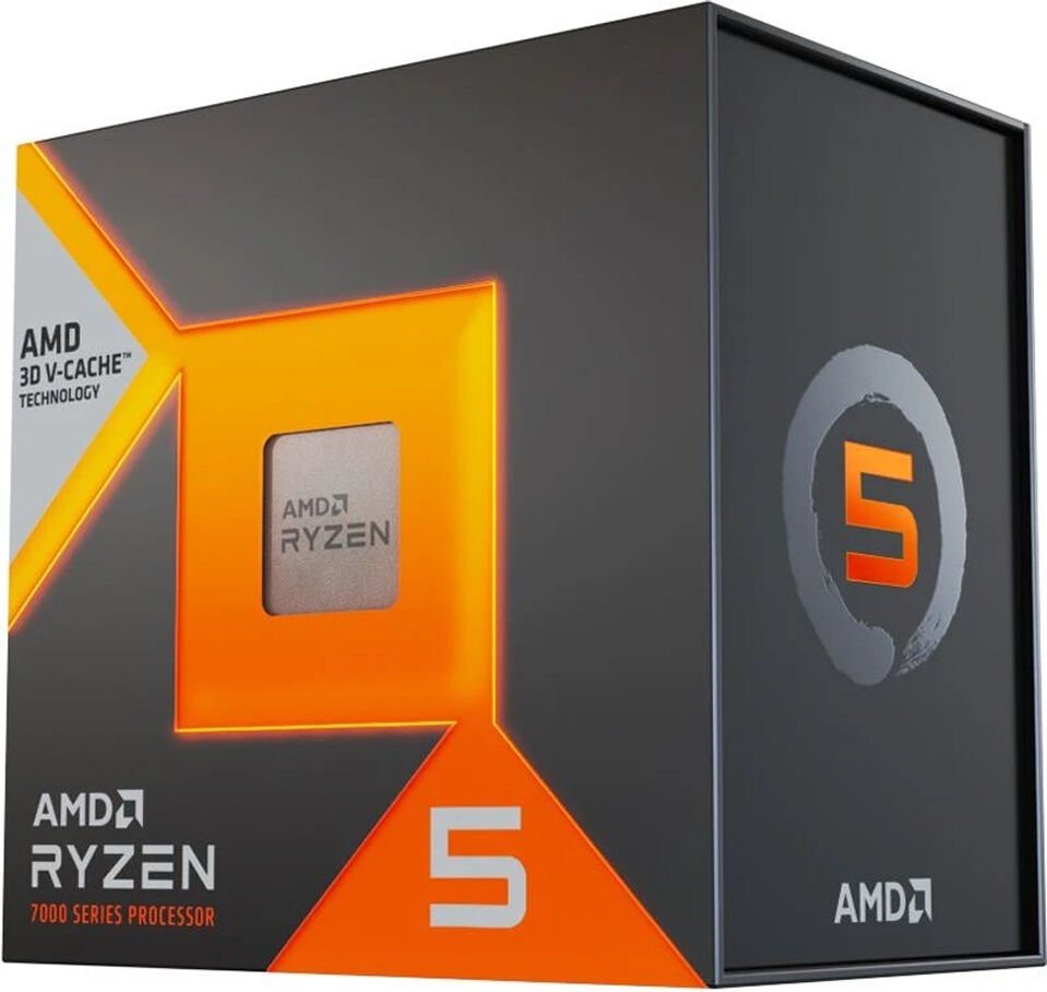 AMD CPU Ryzen 5 7500X3D (6C/12T) 4.0 GHz (4.5 GHz Turbo) boxed without Kühler Socket AM5 TDP 65W