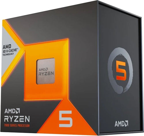 AMD CPU Ryzen 5 7500X3D (6C/12T) 4.0 GHz (4.5 GHz Turbo) boxed without Kühler Socket AM5 TDP 65W