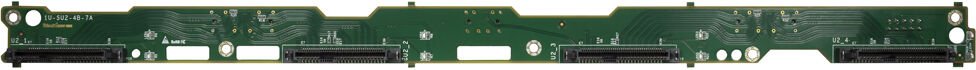Inter-Tech IPC Backplane SU-2 NVMe/SAS/SATA 4-fach - 19"
