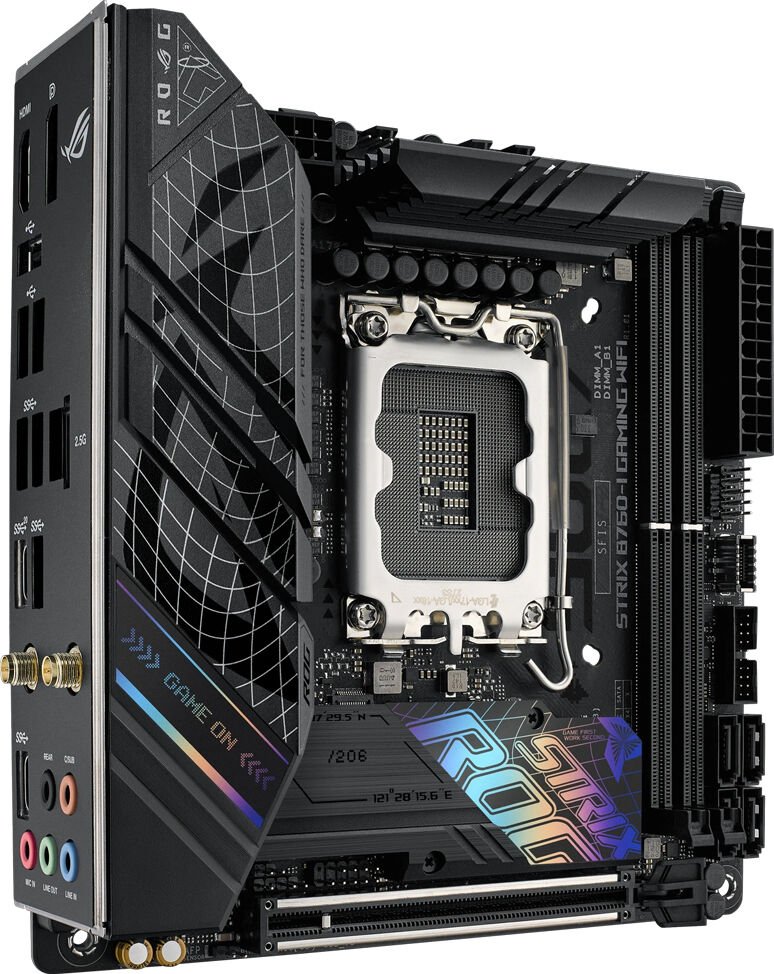 ASUS Mainboard ROG STRIX B760-I GAMING WIFI Mini-ITX Sockel 1700 DDR5 Retail