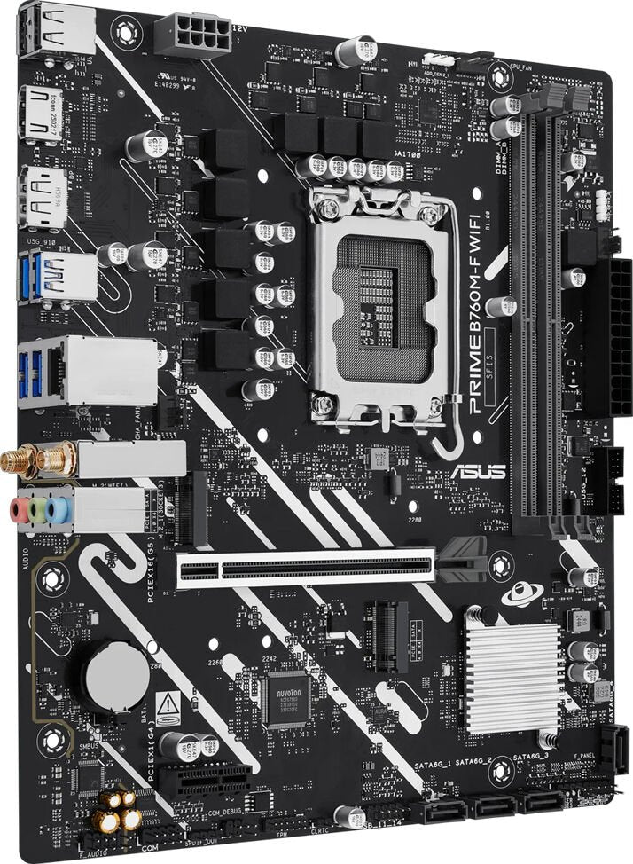 ASUS Mainboard PRIME B760M-F WIFI micro-ATX Sockel 1700 DDR5 Retail