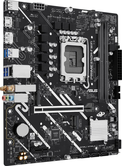 ASUS Mainboard PRIME B760M-F WIFI micro-ATX Sockel 1700 DDR5 Retail