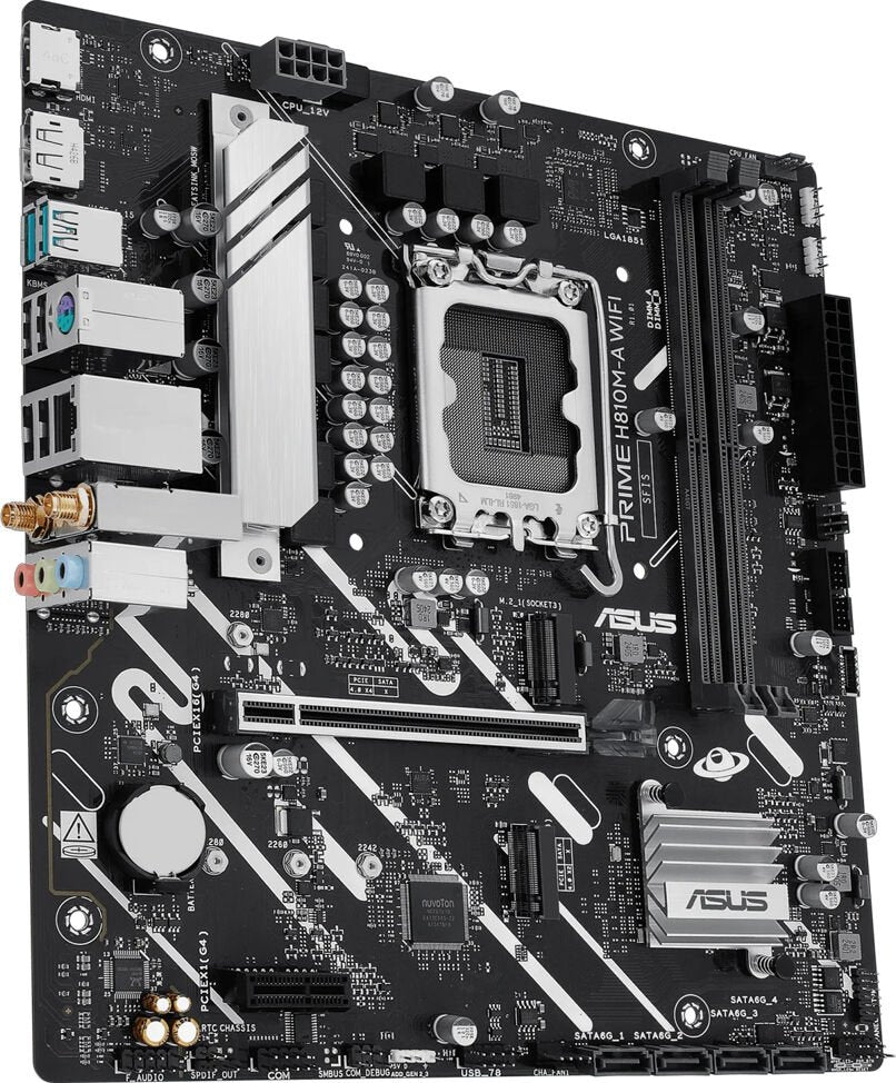 ASUS Mainboard PRIME H810M-A WIFI micro-ATX Sockel 1851 DDR5 Retail
