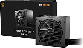 Be Quiet! BP001EU Pure Power 12 Netzteil ATX 3.1 550W (Gold) schwarz