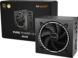 Be Quiet! BP024EU Pure Power 13 M Netzteil ATX 3.1 550W (Gold/CM-Full) schwarz