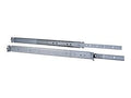 Inter-Tech Teleskopische Gleiter for Rack 1U 19" (48,3cm) 455m grau