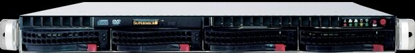 Supermicro Chassis SuperChassis 1U CSE-815TQ-563CB Black