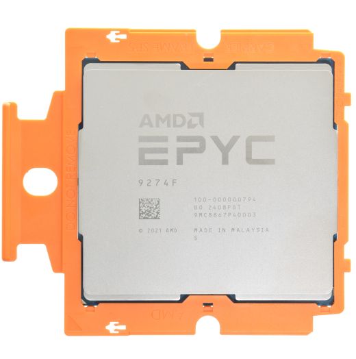 Unlocked AMD EPYC 9274F CPU Processor 24 Core 4.05GHz 256MB Cache 320W - 100-000000794