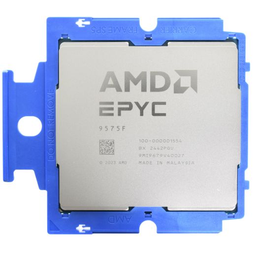 Unlocked AMD EPYC 9575F CPU Processor 64 Core 3.30GHz 256MB Cache 400W - 100-000001554