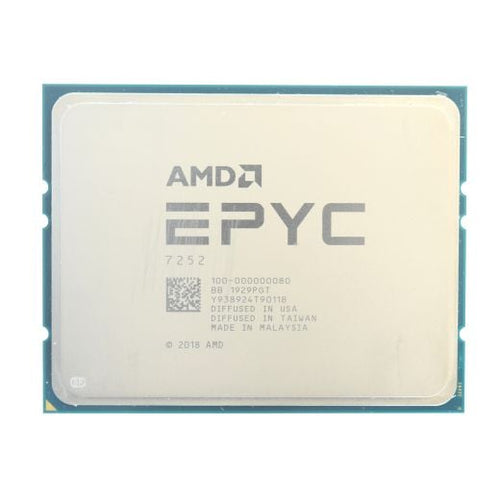 Dell AMD EPYC 7252 CPU Processor 8 Core 3.10GHz 64MB Cache 120W - 100-000000080