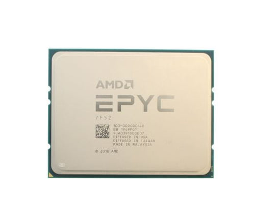 Dell AMD EPYC 7F52 CPU Processor 16 Core 3.50GHz 256MB Cache 240W - 100-000000140