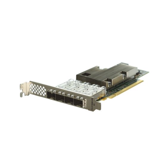 Dell Broadcom 57504 Quad Port 25GB SFP28 Full Height Network Card - J3D14