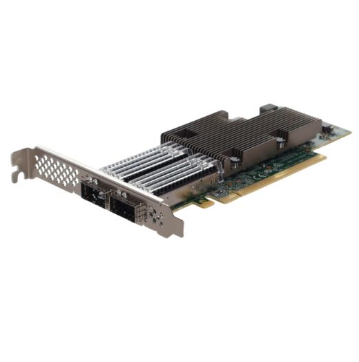 Dell Broadcom 57508 Dual Port 100GB QSFP56 Full Height Network Card - FPM6F