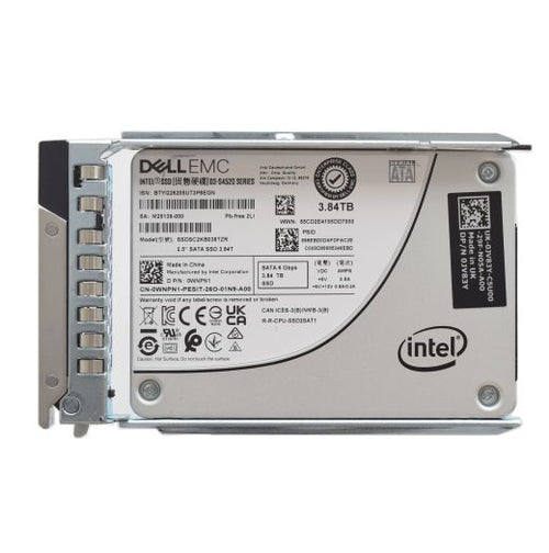 Dell Intel D3-S4520 Series 2.5" 3.84TB 6GBPS RI SATA SSD Drive - WNPN1 SSDSC2KB038TZR
