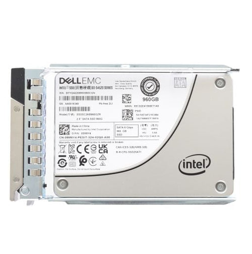 Dell Intel D3-S4520 Series 2.5" 960GB 6GBPS SATA SSD Drive - 5M8Y4 SSDSC2KB960GZR