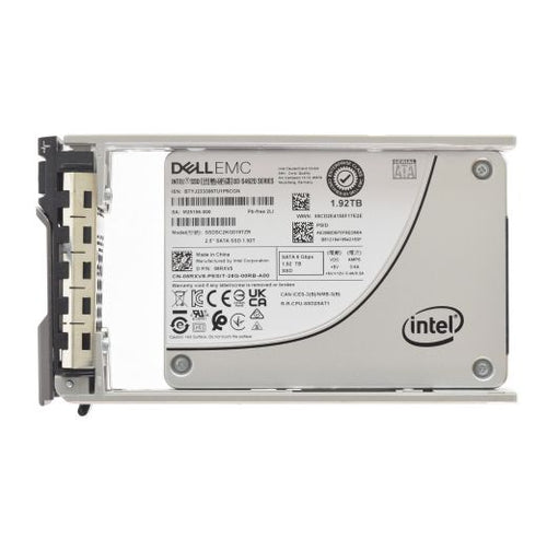 Dell Intel D3-S4620 Series 2.5" 1.92TB 6GBPS MU SATA SSD Drive - 8RXV5 SSDSC2KG019T2R