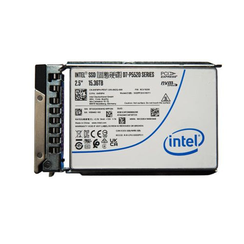 Dell Intel D7-P5520 Series 2.5" 15.36TB Gen 4 RI NVMe SSD Drive - HF8PH SSDPF2KX153T1G