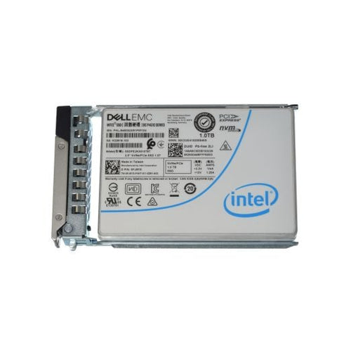 Dell Intel DC P4510 Series 2.5" 1TB Gen 3 NVMe SSD Drive - FJ9YX SSDPE2KX010T8T