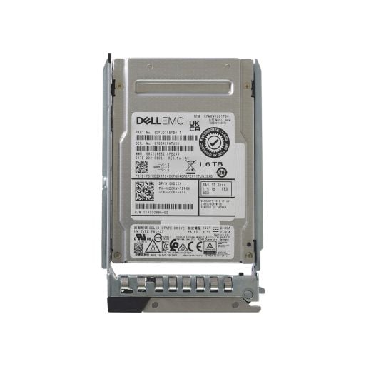 Dell Kioxia 2.5" 1.6TB 12GBPS SED SAS SSD Drive - KDCKV KPM6WVUG1T60