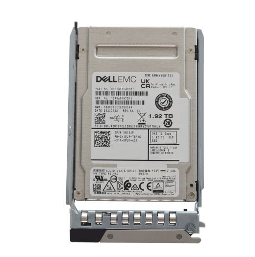 Dell Kioxia 2.5" 1.92TB 12GBPS MU SED SAS SSD Drive - N15JP KRM6VVUG1T92
