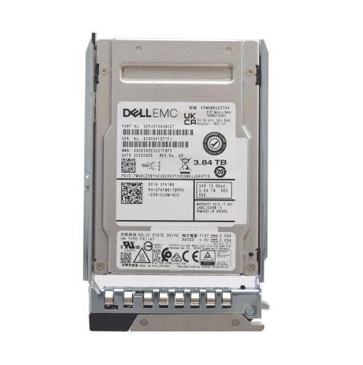 Dell Kioxia 2.5" 3.84TB 12GBPS RI SED SAS SSD Drive - FH1W9 KPM6WRUG3T84