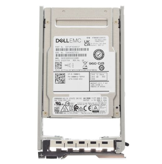 Dell Kioxia 2.5" 960GB 12GBPS SED SAS SSD Drive - WMWKG KPM6WVUG960G