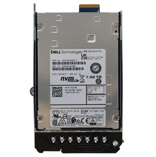 Dell Kioxia CM7-R E3.S 7.68TB Gen 5 NVMe SSD Drive - G27W5 KCM7XRJE7T68