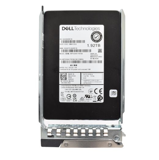 Dell Micron 2.5" 1.92TB 6GBPS SATA SSD Drive - XRXX2 MTFDDAK1T9TGB