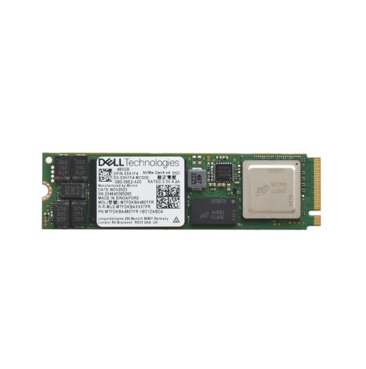 Dell Micron M.2 480GB Gen 4 NVMe SSD Drive - 3H1F4 MTFDKBA480TFR