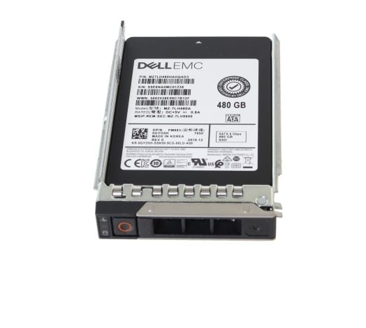 Dell Samsung PM883 2.5" 480GB 6GBPS SATA SSD Drive - GYD5H MZ-7LH480A